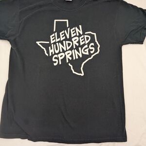 Eleven Hundred Springs Concert Tee Merch Raise Hell Drink Beer Black XL